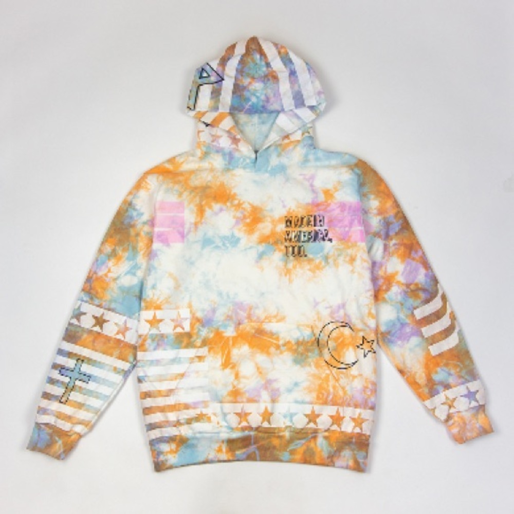 NEW Kerby Jean Raymond x Made in America Festival Tie Dye Hoodie Sweatshirt
